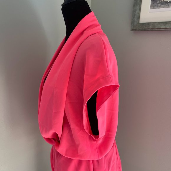 Sis Sis women's Barbie style hot pink shorts romper with pockets size S - Picture 6 of 7